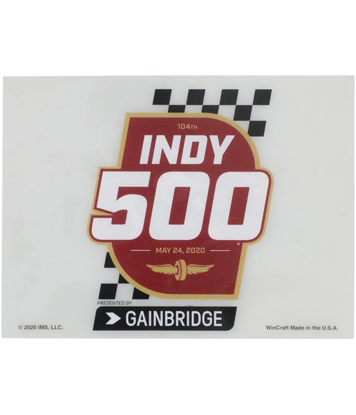 Indy 500 Unisex 104th Flag Decal Souvenir, NWT Carousel 1