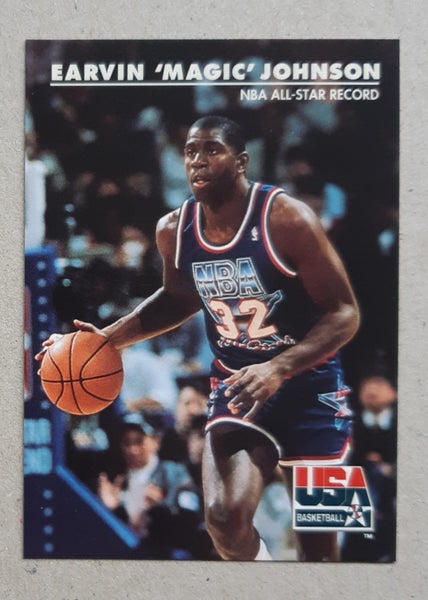 Magic Johnson - 1992 Skybox USA Basketball card #34 Carousel 1