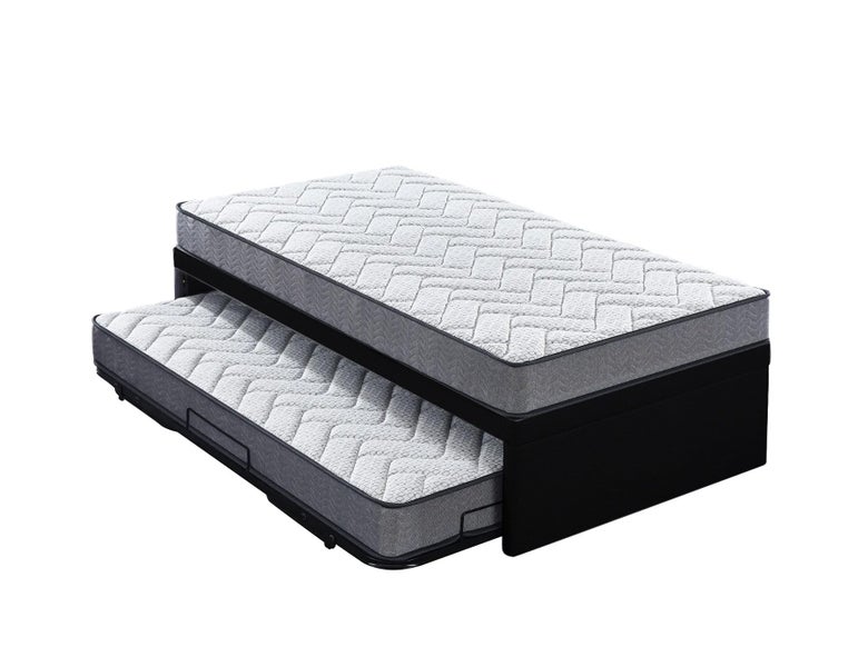 Trundler Bed With Mattress Set Pop-Up Carousel 2