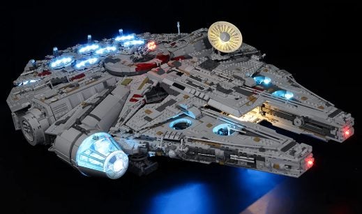 LEGO Millenium Falcon 75192 Ultimate Collector's Edition (+lighting kit & stand)63917846135298111