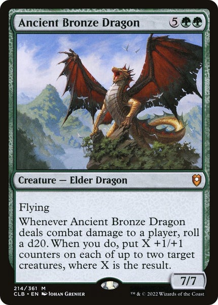 Ancient Bronze Dragon (CLB-214) - Commander Legends: Battle for Baldur's Gate... Carousel 1