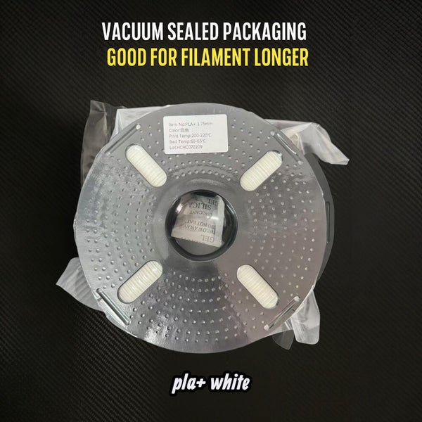 PLA+ Filament 1.75mm 1KG for 3D Printer - White Carousel 9
