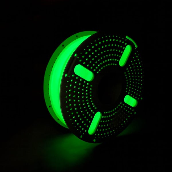 PLA Glow in the Dark Filament 1.75mm 1KG for 3D Printer - Glow Green Carousel 1