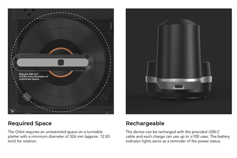 HumminGuru ORBIT Vinyl Record Static Remover *Reference Audio Carousel 2