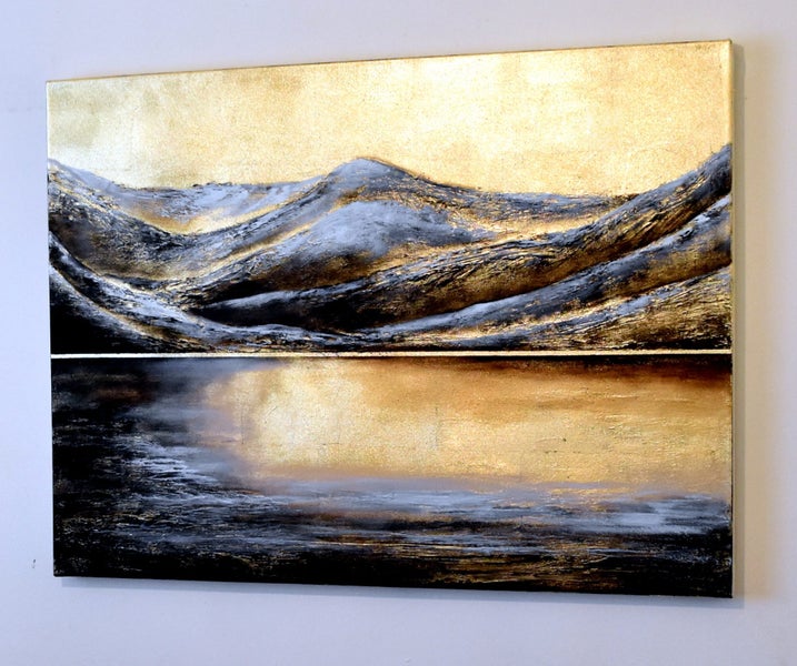 FIORDLAND WHISPERING LIGHT - GOLD LEAF - EXTRA LARGE Carousel 2