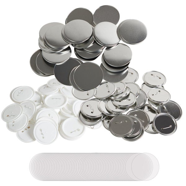 3" 75Mm Button Badge Parts Supplies For Button Maker Machine 200 Sets Carousel 1