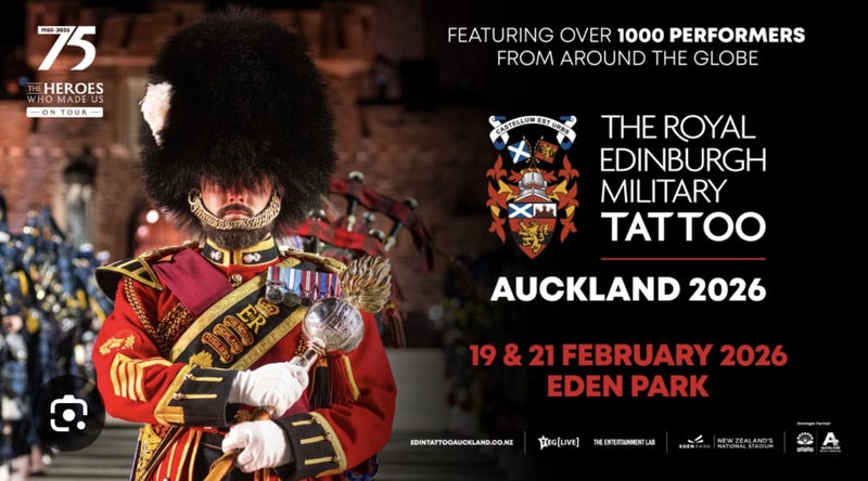 Military Tattoo Auckland Friday 20th Feb 2026 x 4 tickets Carousel 1