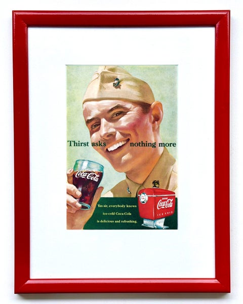 1940s-1950s Coca Cola Collection | Vintage Wall Art | Framed Print 1/15 Carousel 1
