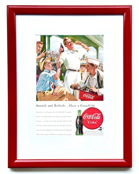 1940s-1950s Coca Cola Collection | Vintage Wall Art | Framed Print 1/15 Carousel 1