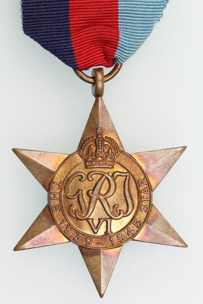 WWII 1939-45 STAR MEDAL Carousel 1