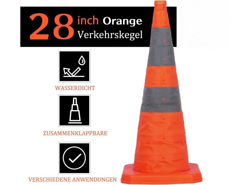 Traffic Cone Safety Cone Collapsible - (NZ CLEARANCE) Carousel 9