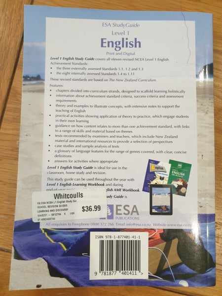 ESA Level 1 English Study Guide Carousel 2