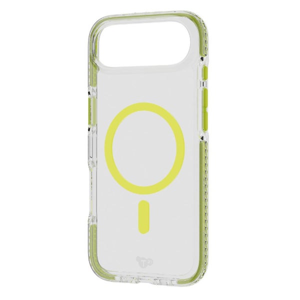 Tech21 EvoCrystal MagSafe Case for iPhone Air - Clear/Green Carousel 1