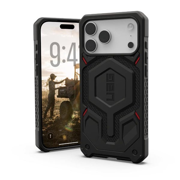 UAG Monarch Pro Case for iPhone 17 Pro Max - Kevlar Black Carousel 3