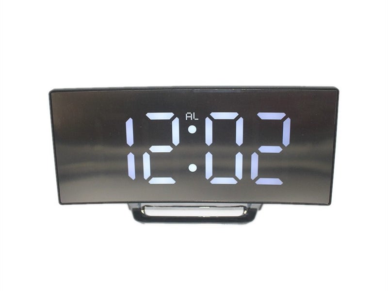 Electronic Alarm Clock LED Alarm Clock Large Screen Alarm Clock, Mirror Electron Carousel 2