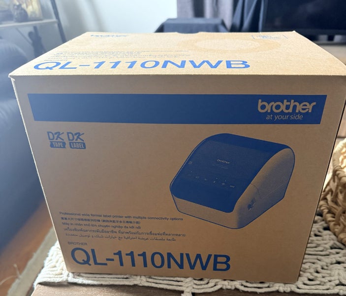 Brother QL1110NWB Wireless Label Printer – Mint Condition + Bonus Roll63938038241539112