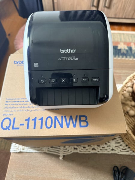 Brother QL1110NWB Wireless Label Printer – Mint Condition + Bonus Roll63938038241539113