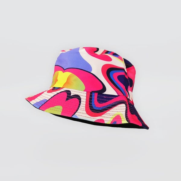 Retro Bright Bucket Hat Carousel 1