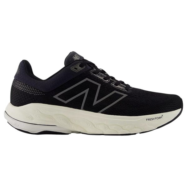 Mens New Balance Fresh Foam X 860v14 Black/ White Athletic Shoes Carousel 1