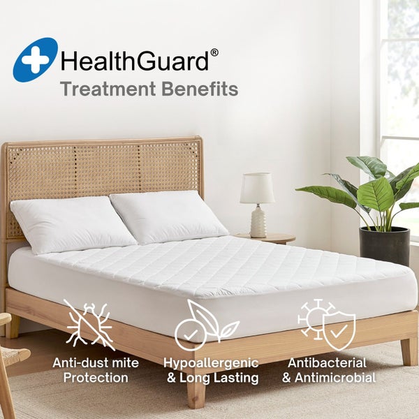 ESSN Healthguard Allergy Sensitive Waterproof Mattress Protector King Carousel 2
