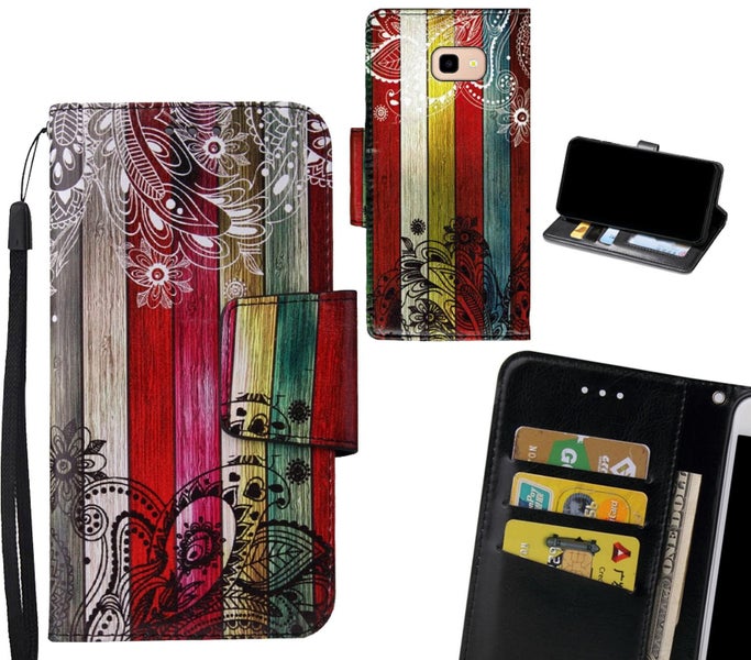 Galaxy J4 Plus Case wallet fine leather case printed Carousel 1