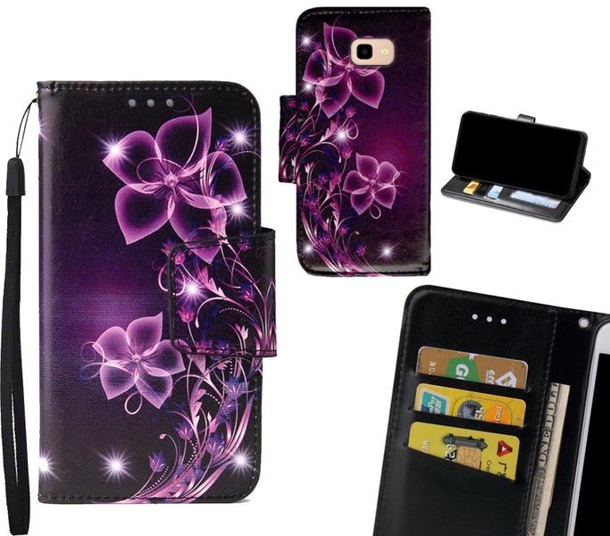 Galaxy J4 Plus Case wallet fine leather case printed Carousel 1