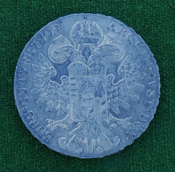 1780 Dated Austrian Maria Theresa THALER (MTT) 1 Oz. Solid SILVER Trade Coin Carousel 2