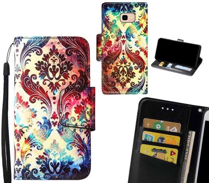 Galaxy J4 Plus Case wallet fine leather case printed Carousel 1