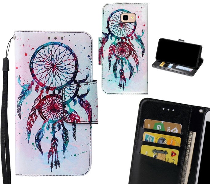 Galaxy J4 Plus Case wallet fine leather case printed Carousel 1