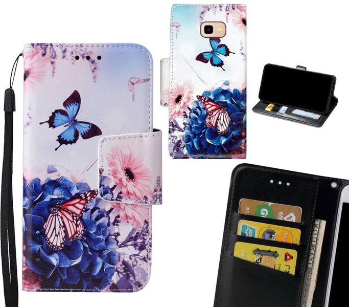 Galaxy J4 Plus Case wallet fine leather case printed Carousel 1