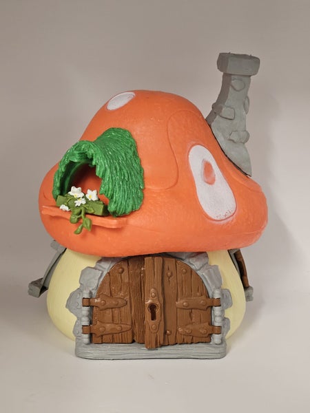 Vintage Smurf Mushroom House – Schleich, Made in West Germany Carousel 1
