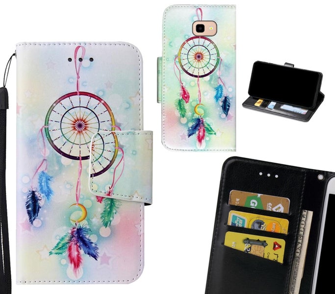 Galaxy J4 Plus Case wallet fine leather case printed Carousel 1