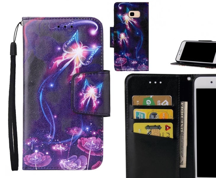 Galaxy J4 Plus Case wallet fine leather case printed Carousel 1