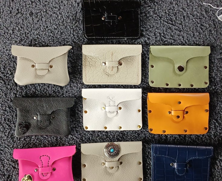 Leather card/ coin holders 2 for $10 Carousel 1