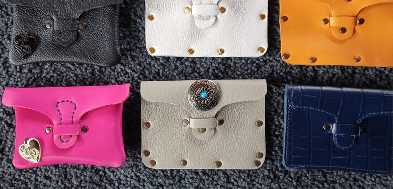Leather card/ coin holders 2 for $10 Carousel 4