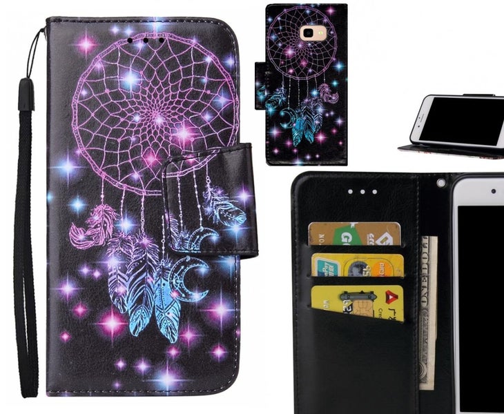 Galaxy J4 Plus Case wallet fine leather case printed Carousel 1