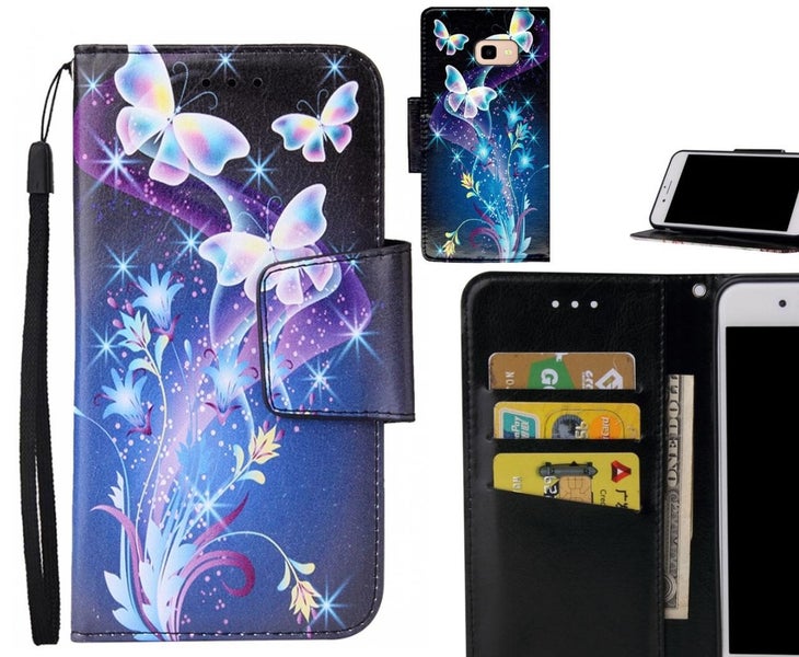 Galaxy J4 Plus Case wallet fine leather case printed Carousel 1