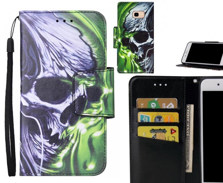 Galaxy J4 Plus Case wallet fine leather case printed Carousel 1