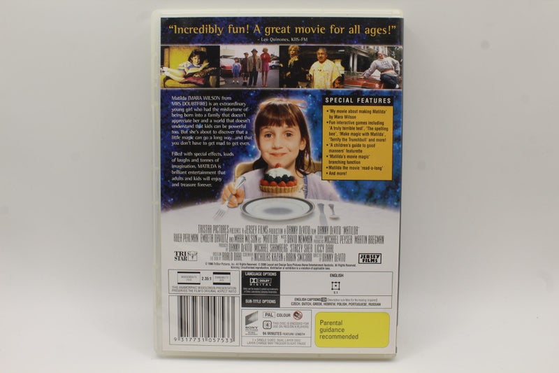 Matilda Deluxe Edition DVD (1996) Carousel 2