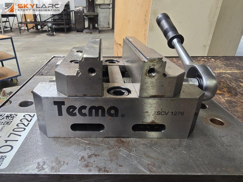 Tecma SCV 1276 Machine Vice with 125mm Jaws Carousel 2