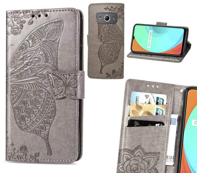 Galaxy Xcover 3 case Embossed Butterfly Wallet Leather Case Carousel 1