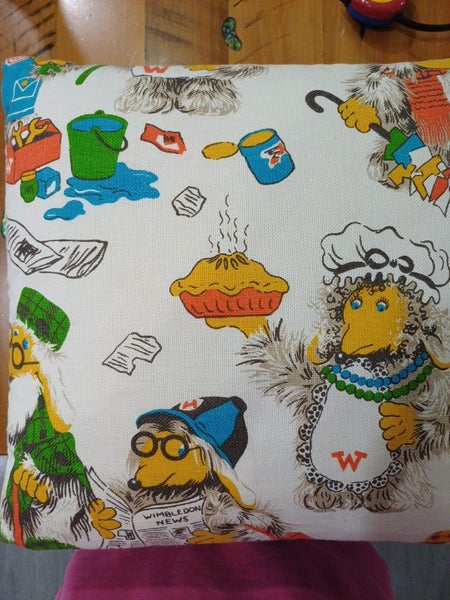 *$1 reserve* Retro Vintage Womble cushions available Carousel 1