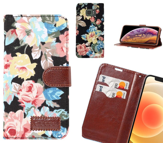 Galaxy S7 active Case Floral Prints Wallet Case Carousel 1