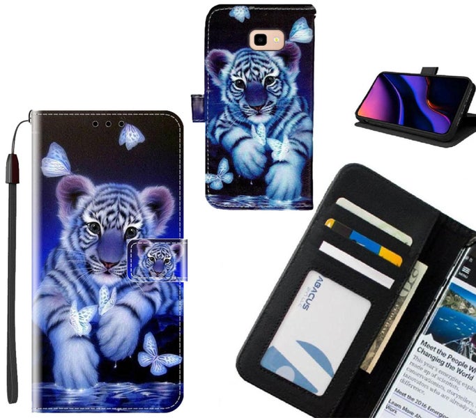 Galaxy J4 Plus case leather wallet case printed ID Carousel 1