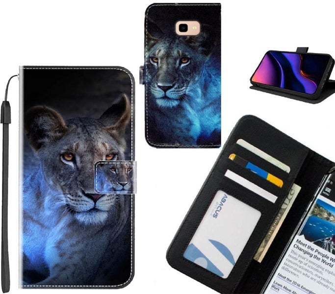 Galaxy J4 Plus case leather wallet case printed ID Carousel 1