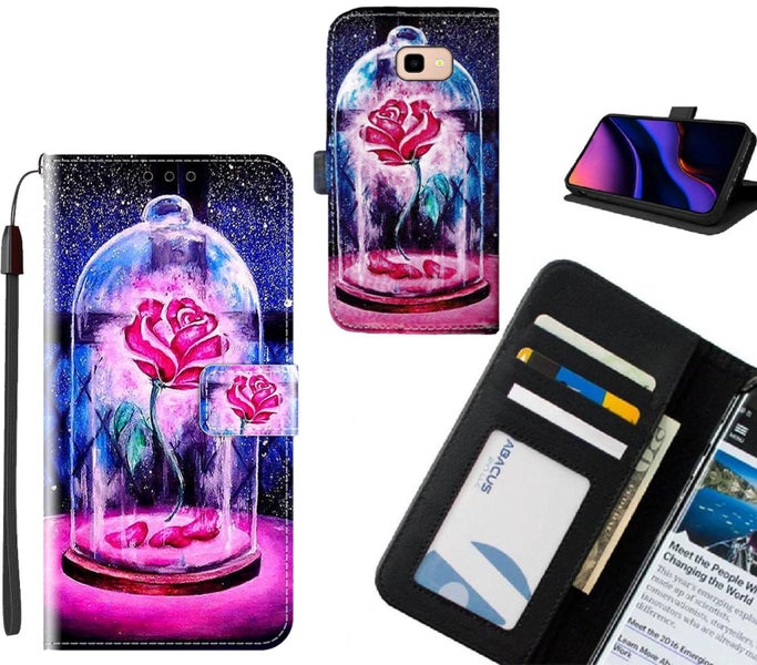 Galaxy J4 Plus case leather wallet case printed ID Carousel 1