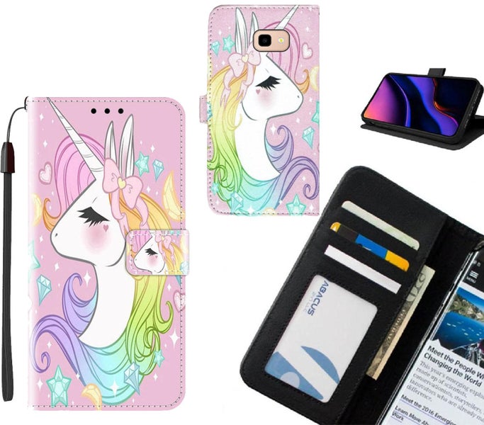 Galaxy J4 Plus case leather wallet case printed ID Carousel 1