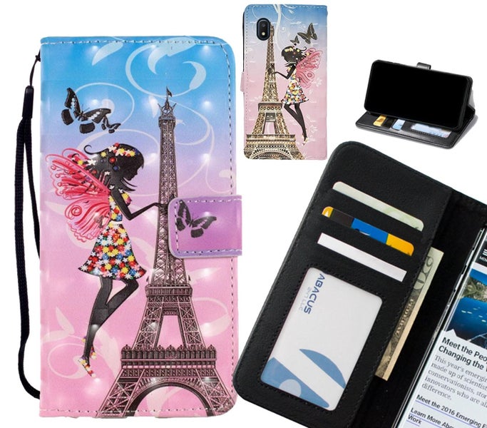 Samsung Galaxy A10E Case Leather Wallet Case 3D Pattern Printed Carousel 1