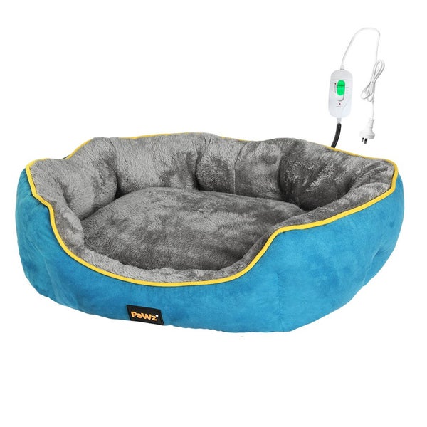 Pawz Electric Pet Heater Bed Heated Mat Cat Dog Heat Blanket Removable Cover S Carousel 1
