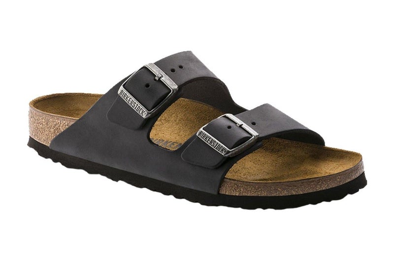 Birkenstock Arizona Oiled Regular Fit Sandal (Black) Carousel 1